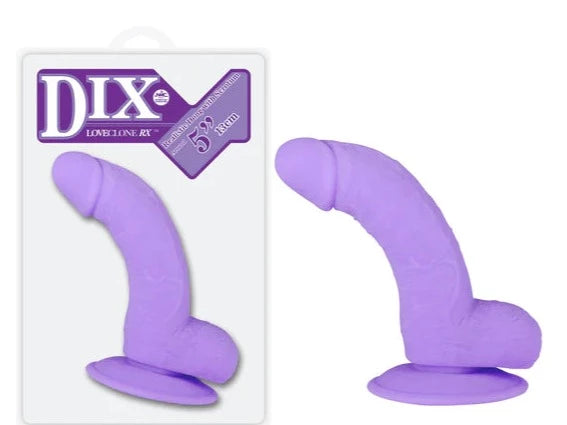 Dix Realistic Dong with Balls and Suction Cup 5 inch