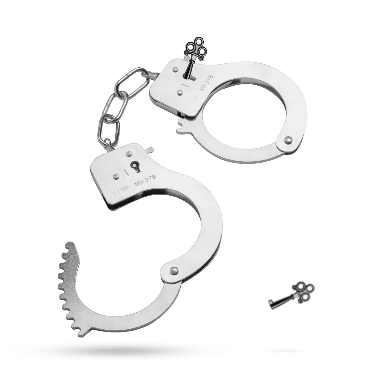Easytoys METAL CUFFS Silver Solid Handcuffs