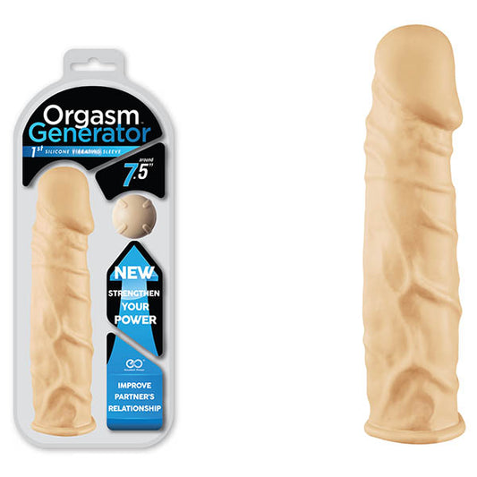 Excellent Power – Orgasm Generator 7.5″ Sleeve (Flesh)