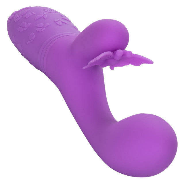 CaleXOtics BUTTERFLY KISS FLUTTER G-Spot Vibrator with Clitoral Fluttering Wings