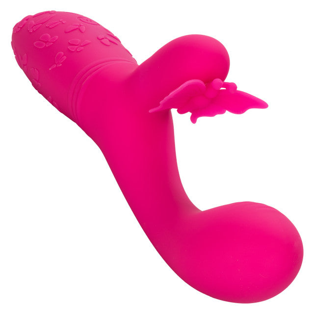 CaleXOtics BUTTERFLY KISS FLUTTER G-Spot Vibrator with Clitoral Fluttering Wings