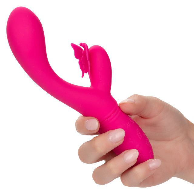 CaleXOtics BUTTERFLY KISS FLUTTER G-Spot Vibrator with Clitoral Fluttering Wings