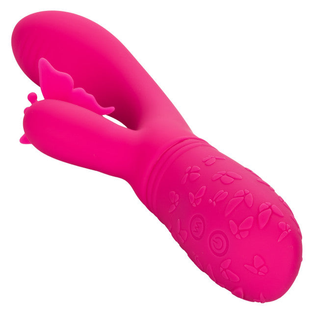 CaleXOtics BUTTERFLY KISS FLUTTER G-Spot Vibrator with Clitoral Fluttering Wings