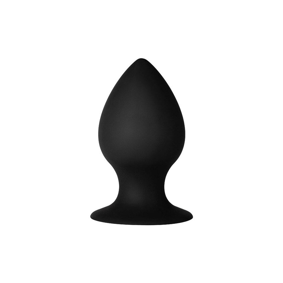 Forto F-98 Silicone Cone Butt Plug Medium Black