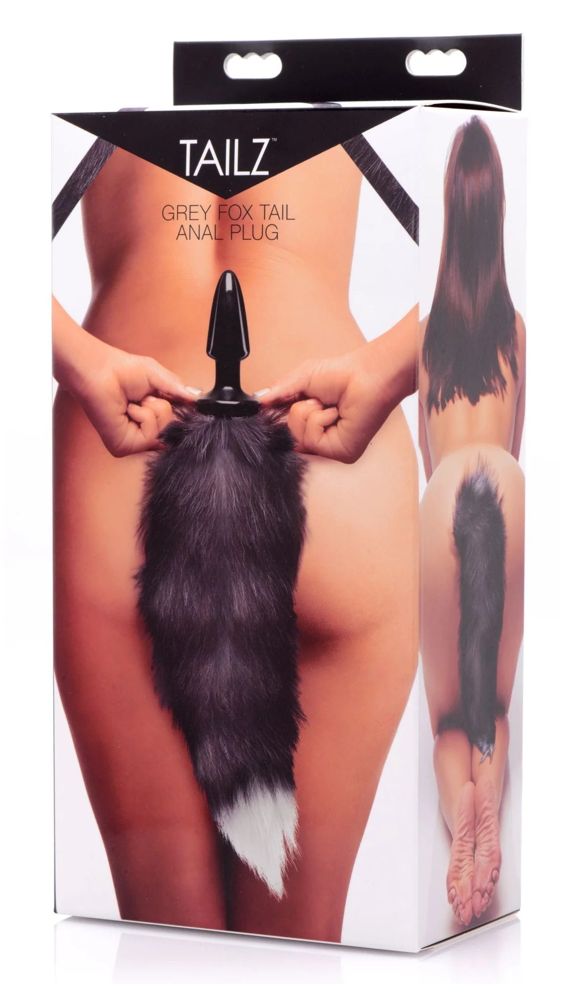 TAILZ Fox Tail Anal Plug Grey