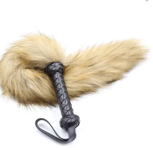Hand-Knitted Foxtail Whip