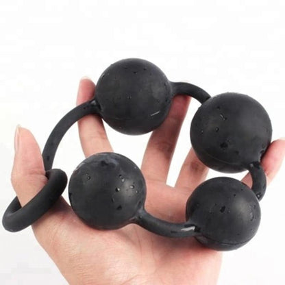 Small Silicone Anal Beads 34.5cm Beads 3cm in diameter