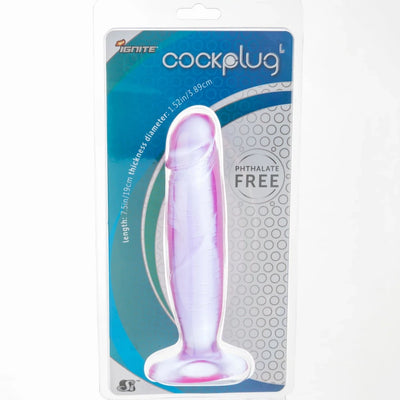 Ignite CockPlug Purple 7.5 inch Large Dildo Butt Plug