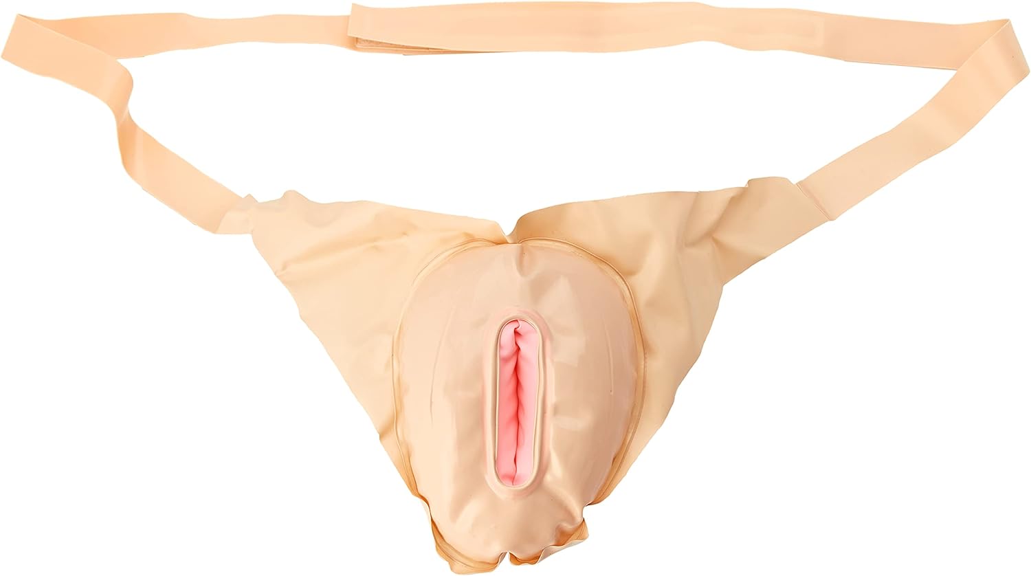 Jolly Booby INFLATABLE PUSSY with adjustable strap