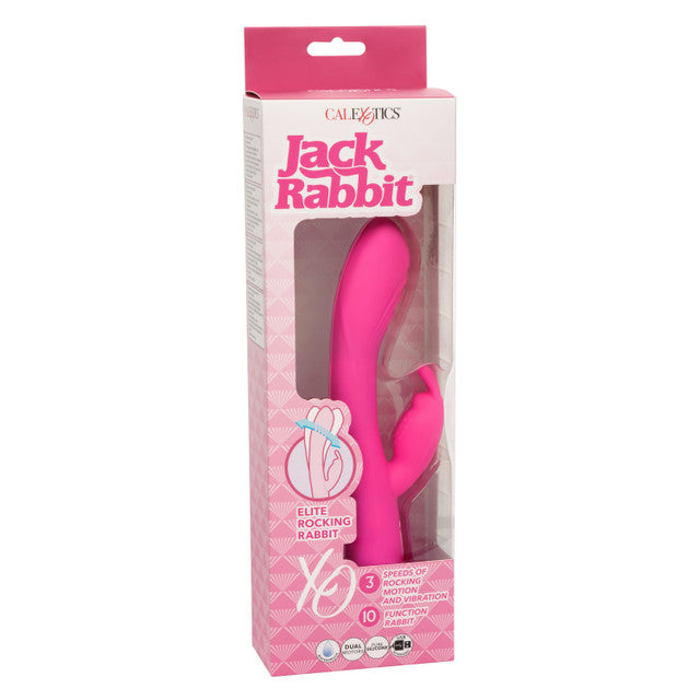 Jack Rabbit ELITE ROCKING RABBIT Pink Come Hither G-spot Rabbit Vibrator
