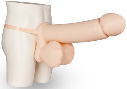 Jolly Booby INFLATABLE PENIS WITH ADJUSTABLE STRAP 21 inch 53cm