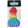 Kheper Games PENIS POP IT TOP Rainbow Penis Shape Stress Fidget Toy