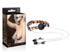 Leopard Frenzy Ball Gag with Nipple Clamps Leopard Print