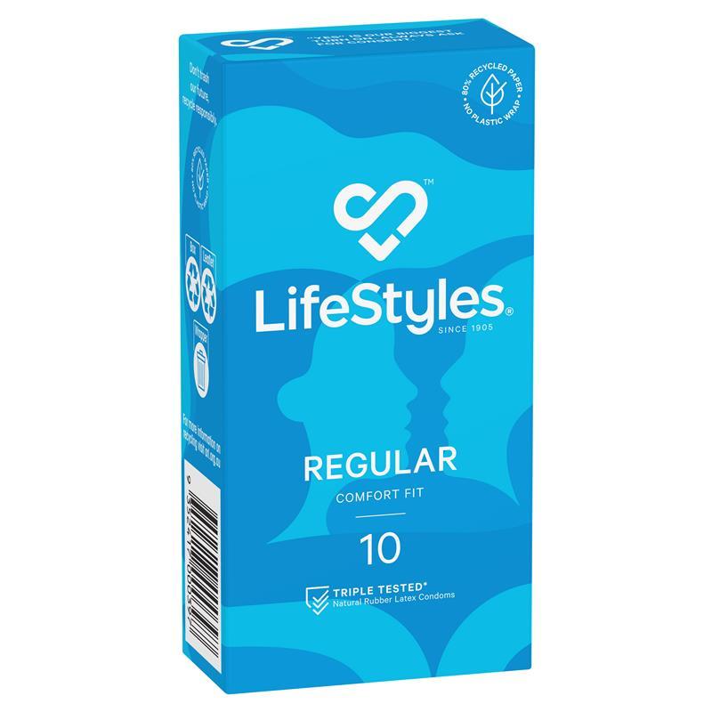 Lifestyles REGULAR Condoms 10 Pack