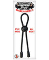 Mack Tuff Adjustable Silicone Cock Tie (Black) Lasso Bolo