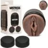 Mistress DOUBLE SHOT MINI MASTURBATOR Pussy and Ass-Dark