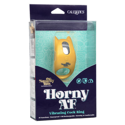 Naughty Bits HORNY AF Rechargeable Vibrating Cock Ring