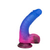 Naughty Bits OMBRE HOMBRE Vibrating Dildo with a Sparkling Glitter Fill