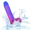 Naughty Bits OMBRE HOMBRE Vibrating Dildo with a Sparkling Glitter Fill