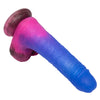 Naughty Bits OMBRE HOMBRE Vibrating Dildo with a Sparkling Glitter Fill