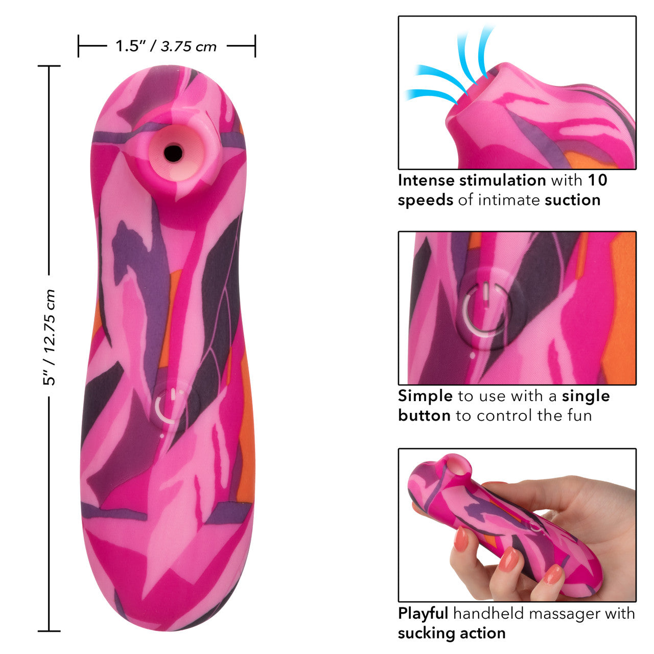 Naughty Bits SUCK BUDDY Playful Clitoral Suction Massager