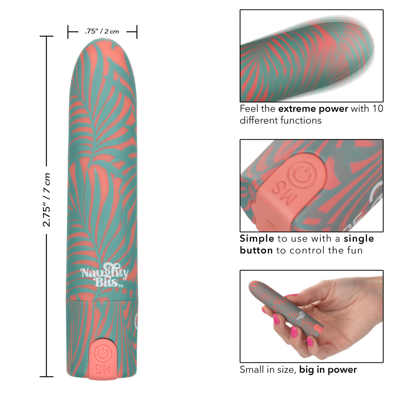 Naughty Bits YOU DO YOU Mini Bullet Vibrator Massager