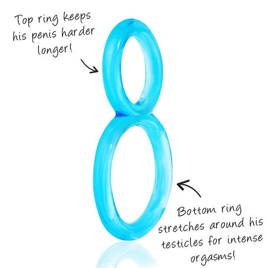 Screaming O OFINITY Stretchy Double Cock and Ball Ring