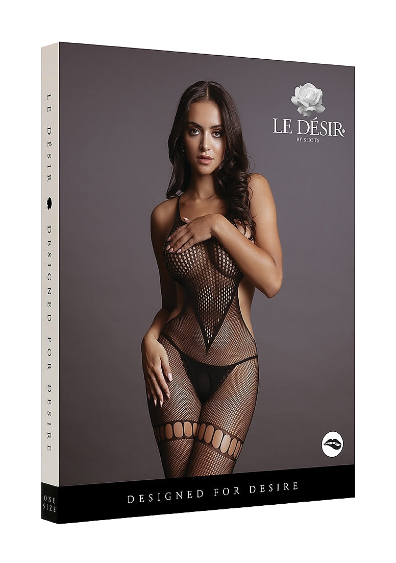 Le Desir Bliss Lingerie BODYSTOCKING FISH AND FENCE NET
