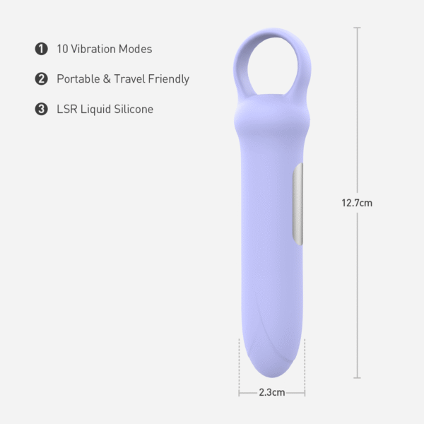 OVIYA Mini Bullet Wand Vibrator for Clitoral & Body Massage WDV02