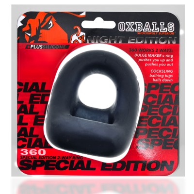 OXBALLS 360 dual use cocksling plus+SILICONE™ Small BLACK
