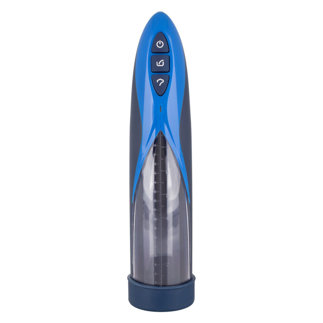 Optimum Series RECHARGEABLE WATERPROOF PENIS PUMP Blue