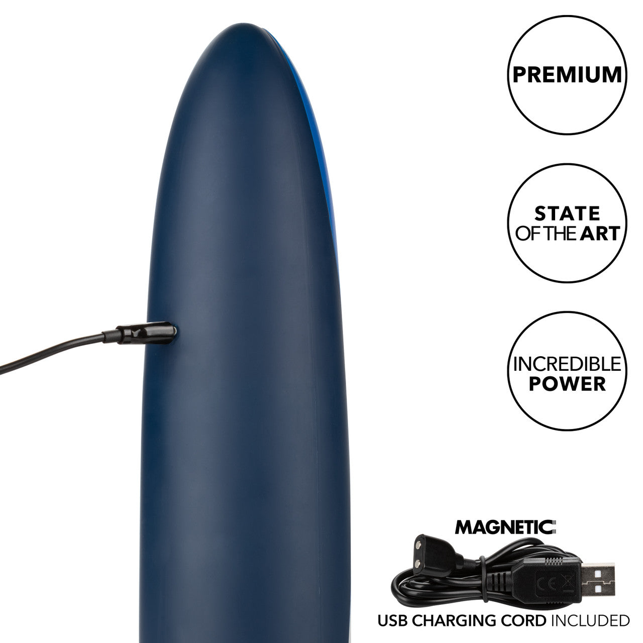 Optimum Series RECHARGEABLE WATERPROOF PENIS PUMP Blue