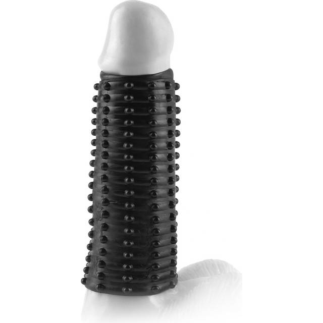 Pipedream Fantasy X-tensions MAGIC PLEASURE SLEEVE Black Open Ended Penis Extension
