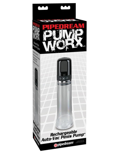 Pipedream Pump Worx Rechargeable 3 Speed Auto Vac Penis Pump Kit