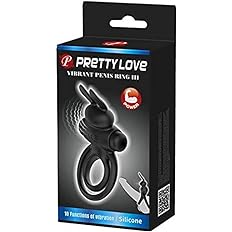 Pretty Love Vibrant Penis Ring I Vibrating Cock Ring Black Rabbit Vibe