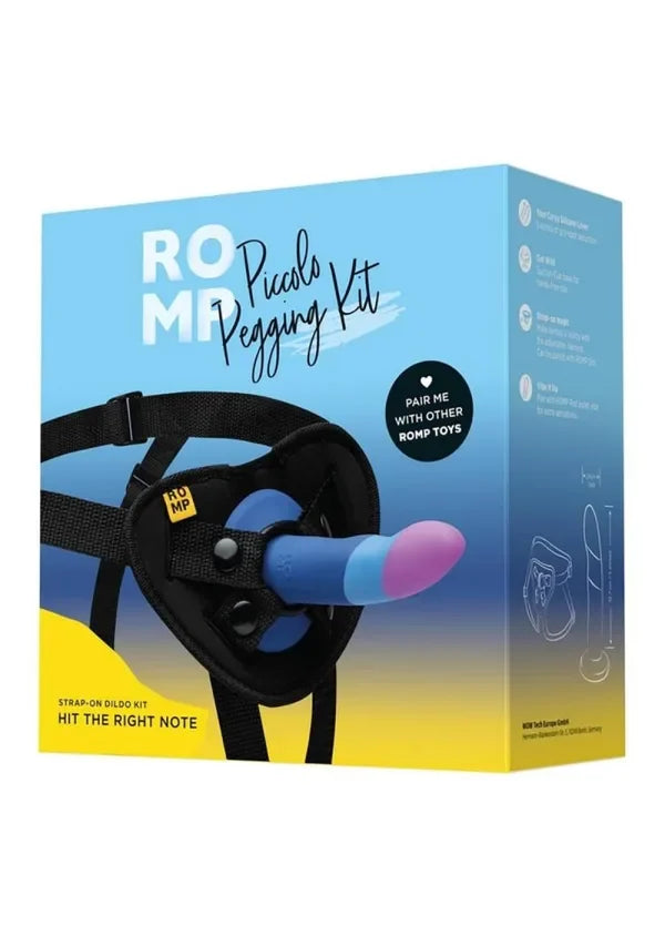 Romp Piccolo Pegging Kit - Curved Shaft with Adjustable Harness (5")
