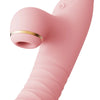 Zalo ROSE RABBIT THRUSTER Strawberry Pink Rotating Vibrator