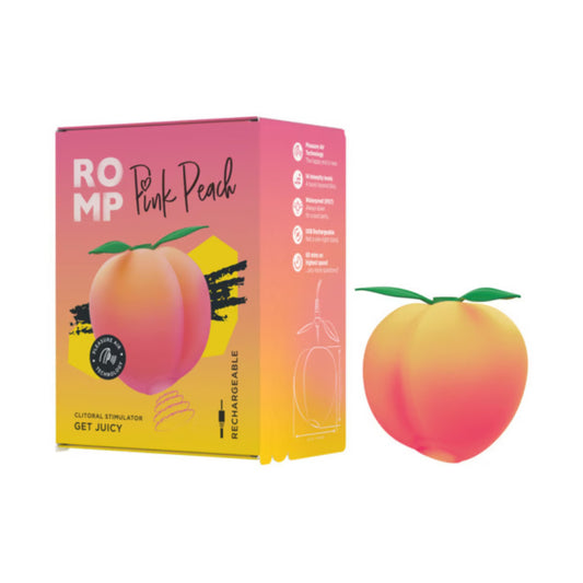Romp Peach Clitoral Suction Vibrator