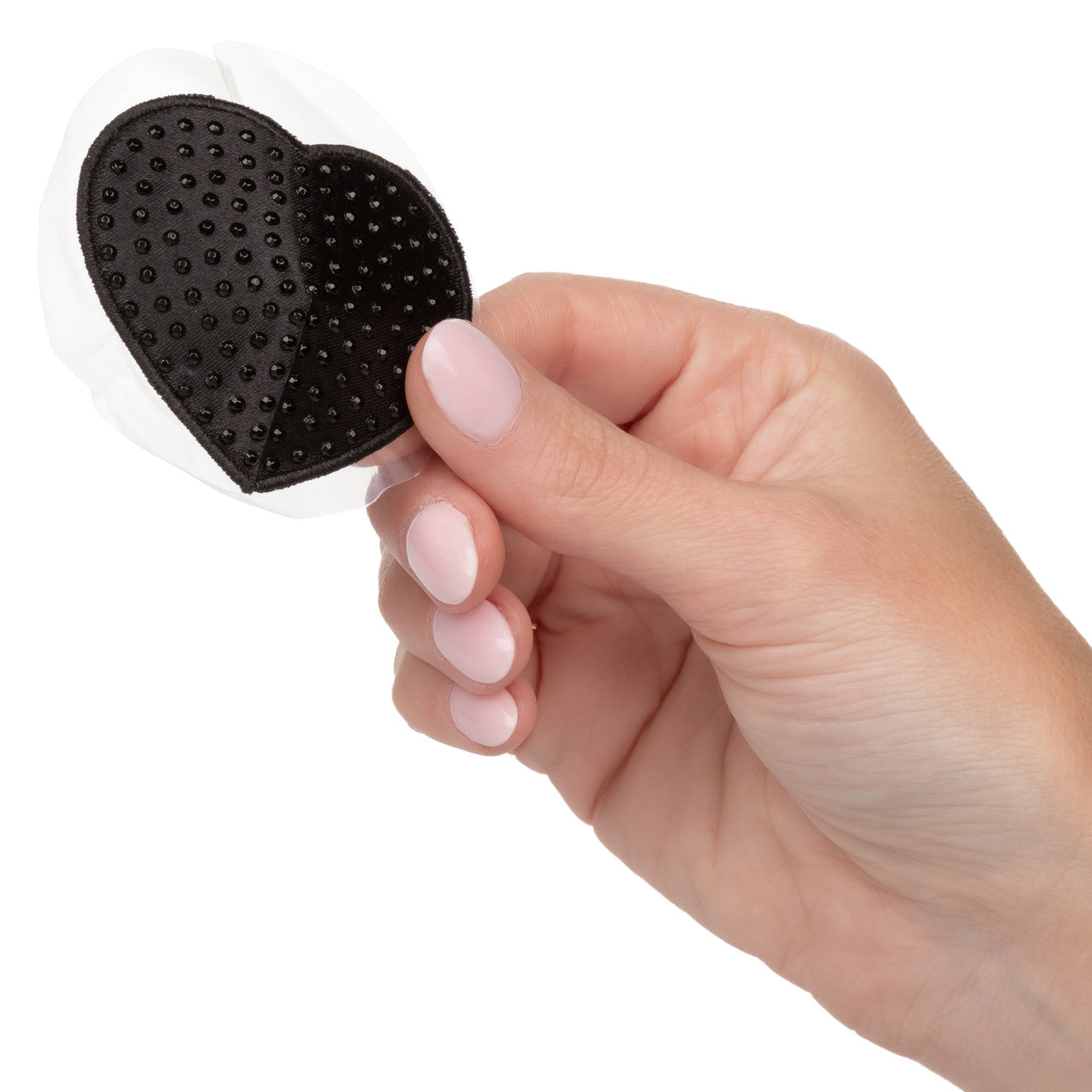 Radiance HEART PASTIES Black Nipple Pasties with Sparkling Gems