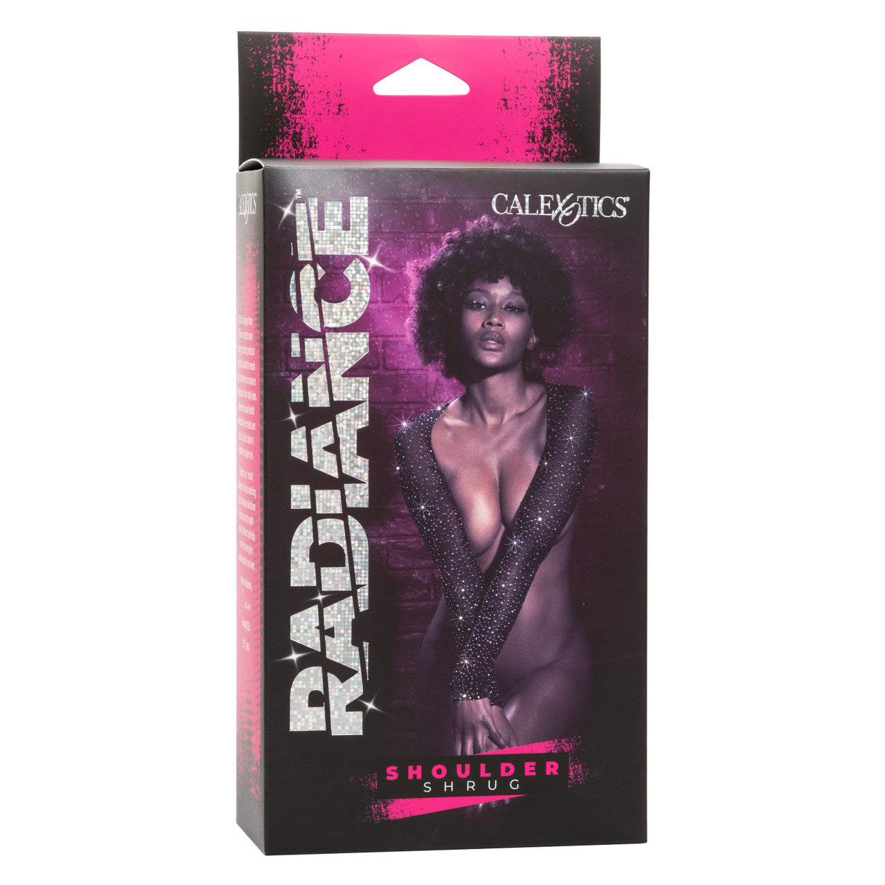 Radiance SHOULDER SHRUG Black with Sparkling Rhinestones