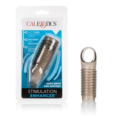 Stimulation Enhancer Sleeve | Smoke Ridged | Penis Sleeve & Extension