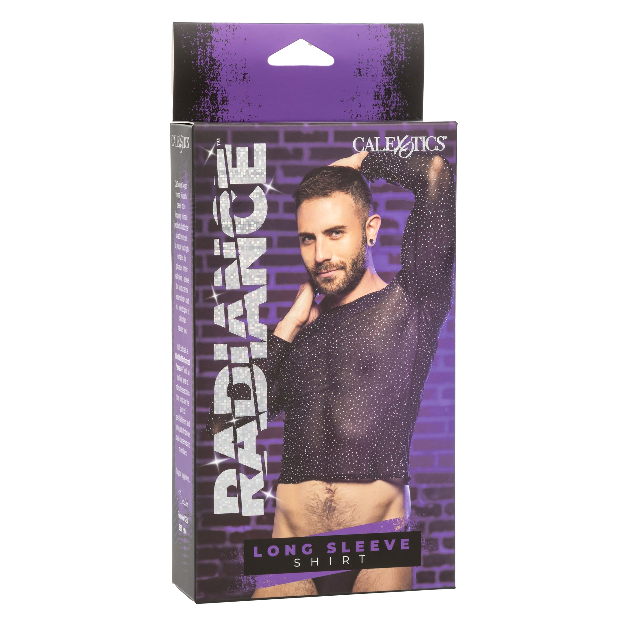 Radiance™ Long Sleeve Rhinestone Mesh  Shirt