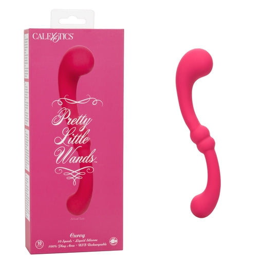 Pretty Little Wands CHARMER Pink Flexible Double Ended Vibrating Body Wand Vibrator