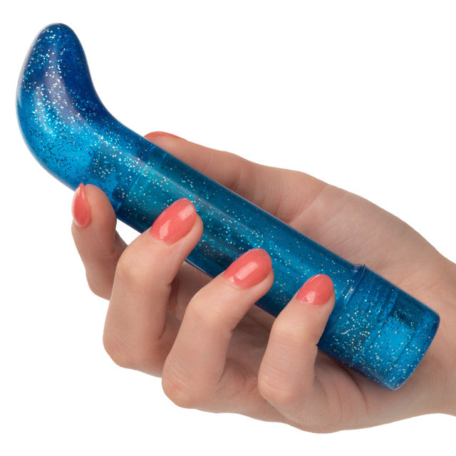 CaleXOtics SPARKLE Mini G-Vibe Blue Sparkling Glitter Battery Powered G-spot Vibrator