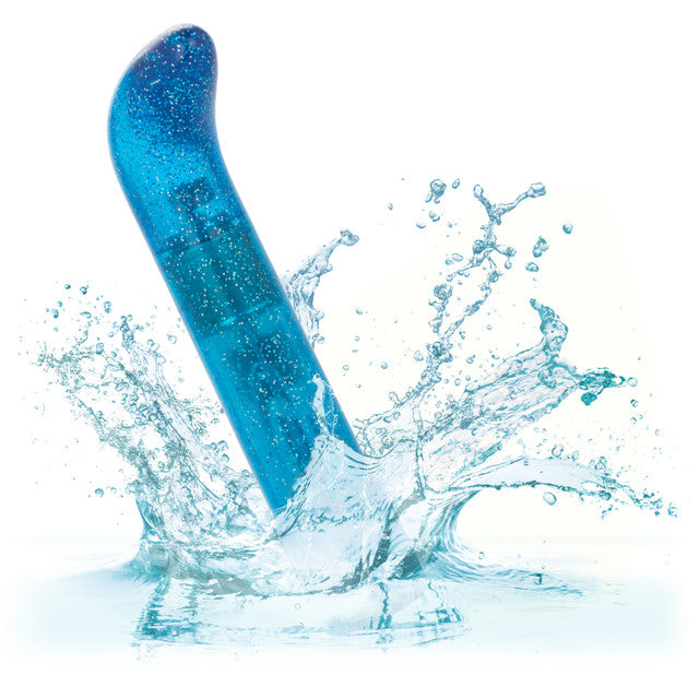 CaleXOtics SPARKLE Mini G-Vibe Blue Sparkling Glitter Battery Powered G-spot Vibrator