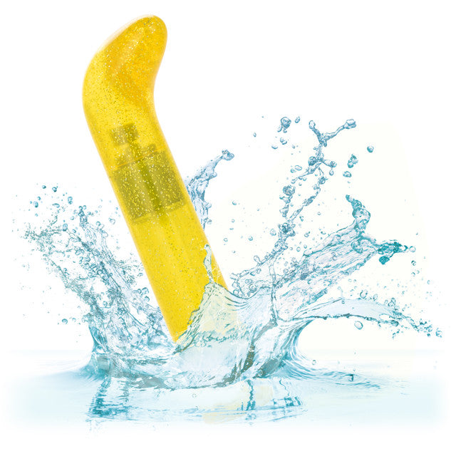 CaleXOtics SPARKLE Mini G-Vibe Yellow Sparkling Glitter Battery Powered G-spot Vibrator