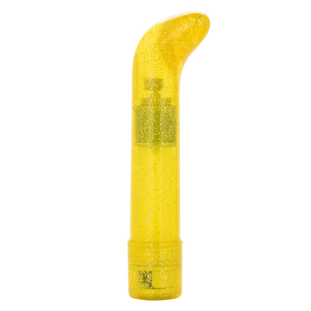CaleXOtics SPARKLE Mini G-Vibe Yellow Sparkling Glitter Battery Powered G-spot Vibrator