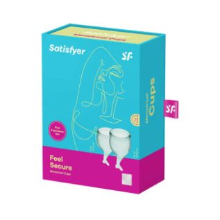 Satisfyer Feel Secure Menstrual Cups 2-Pack - Sustainable Period Care