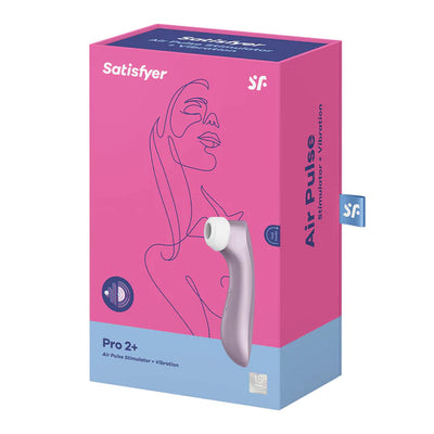 Satisfyer Pro 2 + with Vibration USB Rechargeable Clitoral Air Pulse Stimulator
