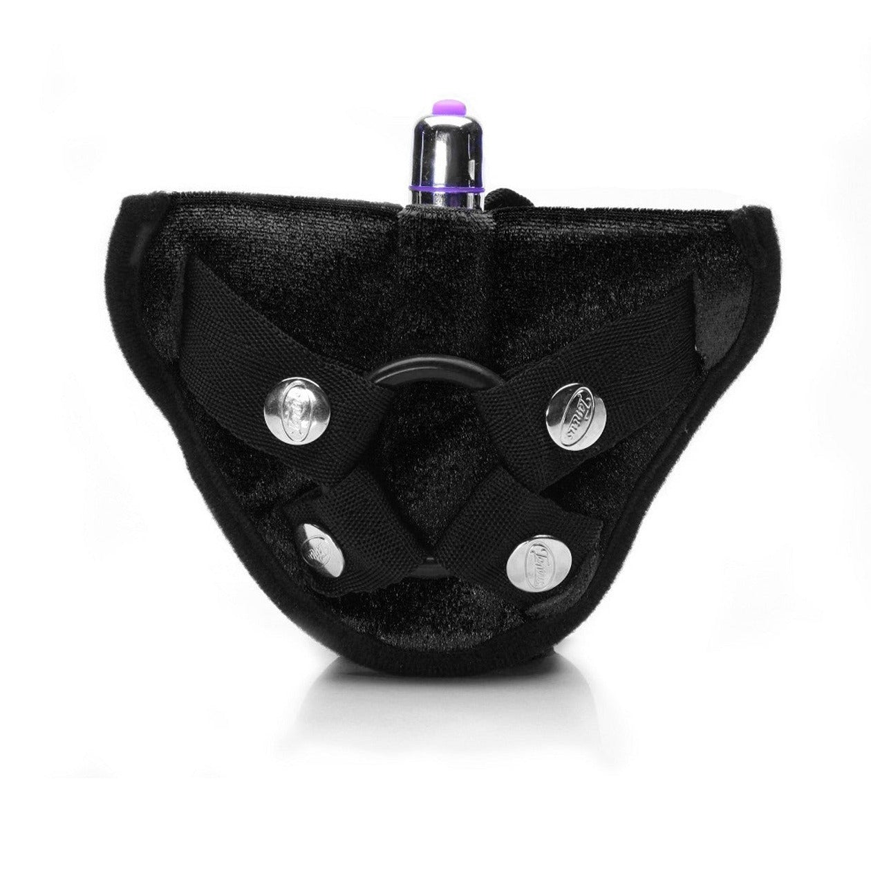 Tantus VIBRATING STRAP-ON-HARNESS Kit includes a strap-on-harness and bullet vibrator